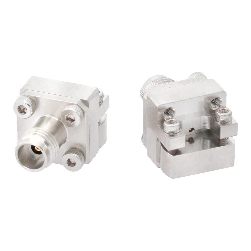 withwave's End Launch 1.85 mm Connector, DC to 67 GHz, 50 Ohm, Female Type, Low Profile, Stainless Steel Body