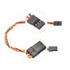 uxcell 5pcs 3-Pin Servo Extension Cable Cord Connectors Lead Wire Male to Male 22AWG 60-Cores Servo Receiver Wire view 3