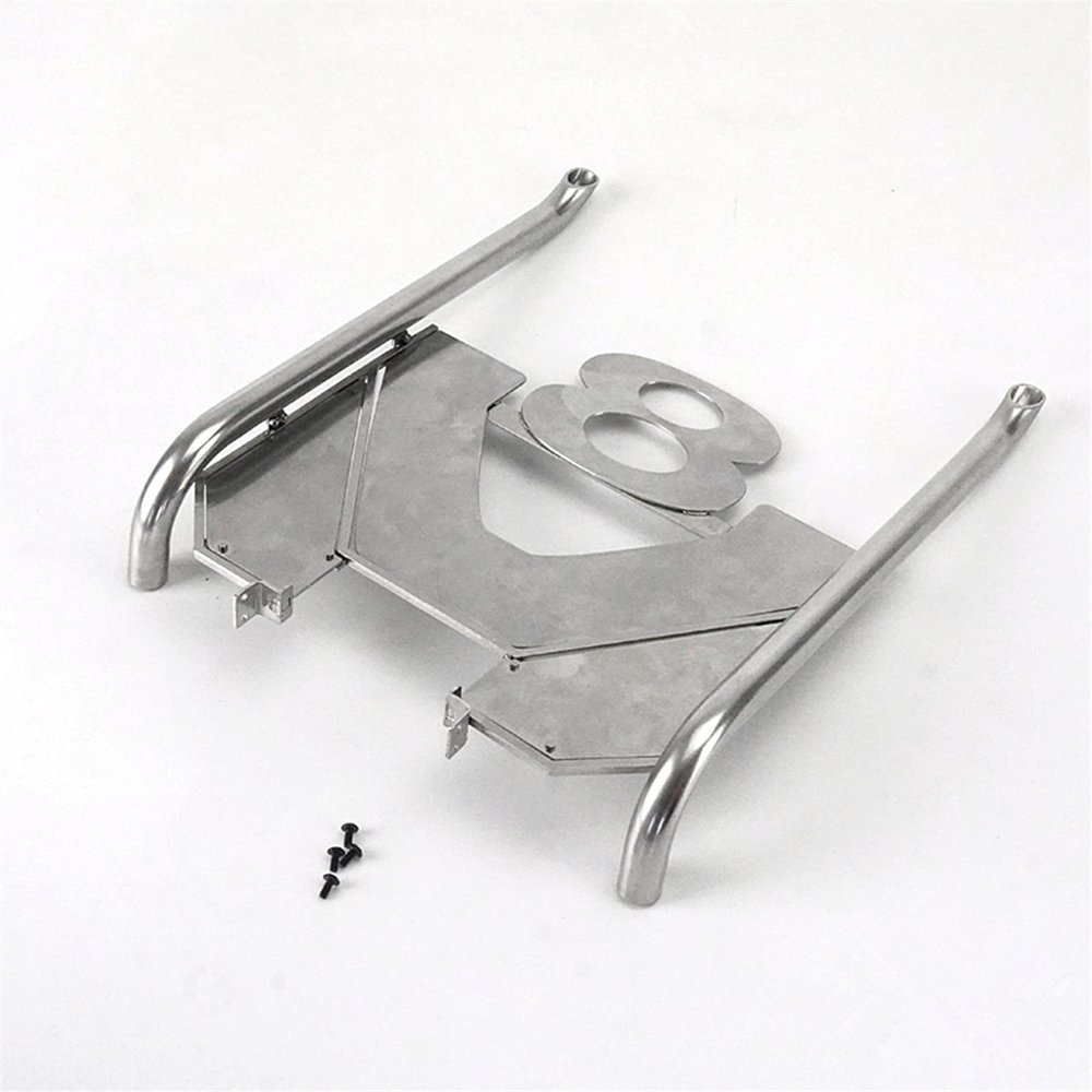 DAPENGNIAO 1/14 Rc Truck Scania V8 Exhaust Chimney for Tamiya Tractor R620 R470 56323 and Other Models DIY Accessories (Color : Silver)