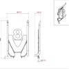 DAPENGNIAO 1/14 Rc Truck Scania V8 Exhaust Chimney for Tamiya Tractor R620 R470 56323 and Other Models DIY Accessories (Color : Silver) view 3