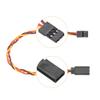 uxcell 10pcs 3-Pin Servo Extension Cable Cord Connectors Lead Wire Male to Female 22AWG 60-Cores Servo Receiver Wire view 3