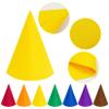 Fengek 7 Packs Christmas Gnome Hats, Felt Cone Dwarf Hats for Unisex Adults Teens Elf Hat for Halloween Party Supplies, 7 Colors view 3