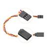 uxcell 5pcs 3-Pin Servo Extension Cable Cord Connectors Lead Wire Male to Female 22AWG 60-Cores Servo Receiver Wire view 3