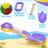 Kids Garden Tool Shovels Toys, 16" Long Kids Beach Spades Sand Shovels Toys for Adults Gardening Tools Garden Kit Travel Sandbox Toy Sturdy Snow Scoop Durable Wood Handle Spade for Digging Sand Snow view 3