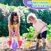 Kids Garden Tool Shovels Toys, 16" Long Kids Beach Spades Sand Shovels Toys for Adults Gardening Tools Garden Kit Travel Sandbox Toy Sturdy Snow Scoop Durable Wood Handle Spade for Digging Sand Snow view 4