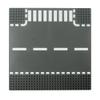 BAENRCY Classic Baseplates 10"x10" Building Block Base Plates Grassland Road Base Plates for Building Brick Compatible with All Major Brands (T-Junction) view 1