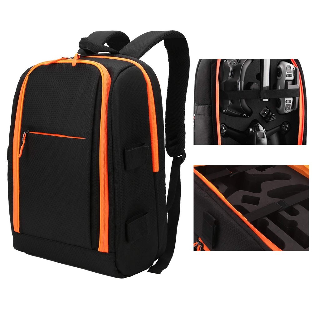 01 Portable Drone Backpack, Drone Storage Backpack WearResisting Breathable for Family for Traveling