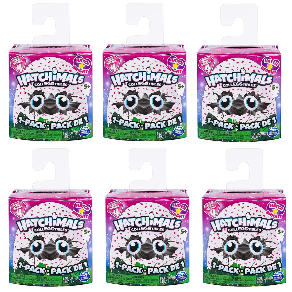 Hatchimal CollEGGtibles, Season 4 (Total of 6 Eggs)