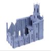 3DEGOS Ruined Caribbean Church DND Terrain 28mm for Dungeons and Dragons, D&D, Pathfinder, Warhammer 40k, RPG, Miniatures, Age of Sigmar, Tabletop, D and D, Dungeons and Dragons Gifts view 1