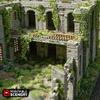 3DEGOS Ruined Caribbean Church DND Terrain 28mm for Dungeons and Dragons, D&D, Pathfinder, Warhammer 40k, RPG, Miniatures, Age of Sigmar, Tabletop, D and D, Dungeons and Dragons Gifts view 2