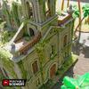 3DEGOS Ruined Caribbean Church DND Terrain 28mm for Dungeons and Dragons, D&D, Pathfinder, Warhammer 40k, RPG, Miniatures, Age of Sigmar, Tabletop, D and D, Dungeons and Dragons Gifts view 3