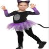 Spooktacular Creations Child Girls Tutu Cat Skirt, Toddlers Combined Animal Costume with Headband Tail for Kids Halloween Dress Up Cosplay Parties, 3T view 3