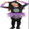 Spooktacular Creations Child Girls Tutu Cat Skirt, Toddlers Combined Animal Costume with Headband Tail for Kids Halloween Dress Up Cosplay Parties, 3T view 4