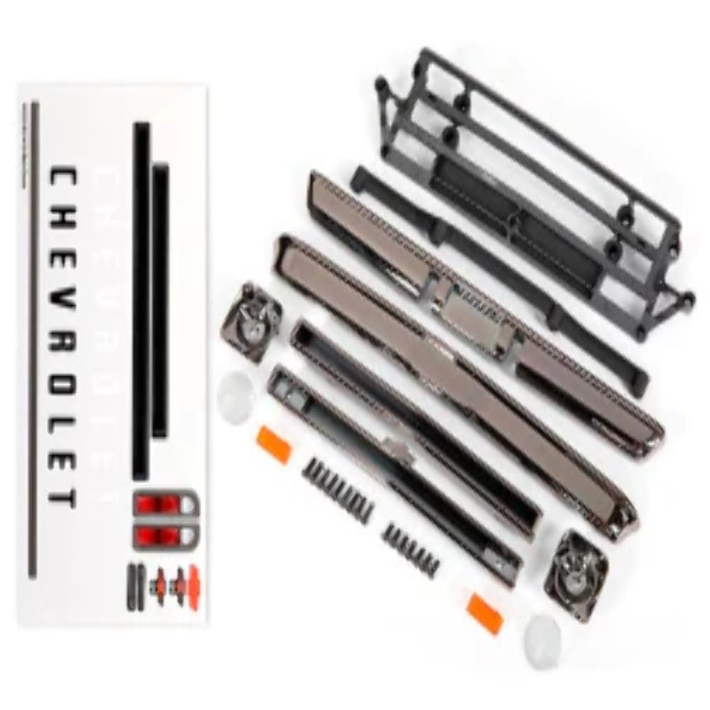 Traxxas 9415X Body Accessories, Chevrolet C10, Black Chrome