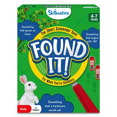 Skillmatics Outdoor Scavenger Hunt Card Game - Found It, Learning Toys, Educational Game Collections, Gifts for Kids, Boys, Girls and Families, for Ages 4, 5, 6, 7, Perfect for Home, School, Playdates