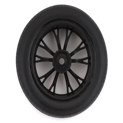 Traxxas 9474 Tires & Wheels, Assembled, glued (Weld Gloss Black Wheels, Tires, Foam Inserts) (Front) (2)