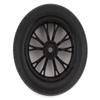 Traxxas 9474 Tires & Wheels, Assembled, glued (Weld Gloss Black Wheels, Tires, Foam Inserts) (Front) (2) view 1