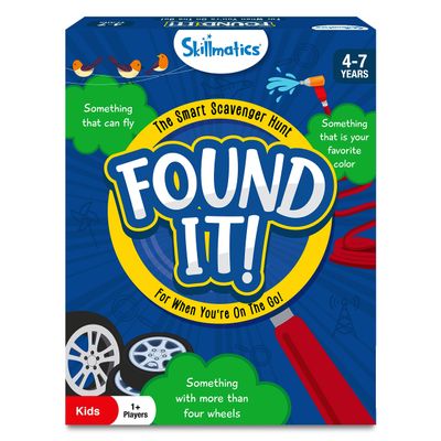Skillmatics Scavenger Hunt Card Game - Found It Travel, Learning Toy, Gifts for Kids, Boys, Girls and Families, for Ages 4, 5, 6, 7, Perfect for Home, School, Playdates