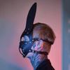 Mumbobyswim Women Leather Masks Bunny Mask Leather Cat Rabbit Mask Masquerade Party Half Face Masks for Cosplay Halloween Easter Costume Props Accessory (EM-026) view 4