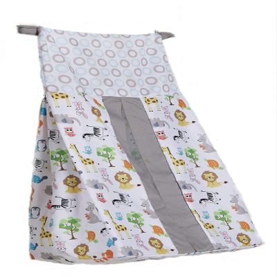 1 PC Animal Pattern Nursery Crib Diaper Stacker Storage Bag Baby Girl Baby Boy Animal Themed Crib Hanging Diaper Bag Unisex