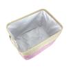 MALIHONG Personalized Foldable Storage Basket with Lovely Dog Cocker Spaniel Collapsible Sturdy Fabric Pet Toys Storage Bin Cube with Handles for Organizing Shelf Home Closet, Pink and White view 2