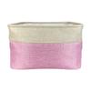 MALIHONG Personalized Foldable Storage Basket with Lovely Dog Cocker Spaniel Collapsible Sturdy Fabric Pet Toys Storage Bin Cube with Handles for Organizing Shelf Home Closet, Pink and White view 3