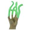 5 Silicone Finger Tentacle Puppets Green Glow-in-The-Dark view 2