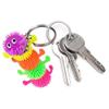 ArtCreativity Rubber Puffer Caterpillar Keychains for Kids, Set of 12, Key Chains with Caterpillar Fidget Toy, Stress Relief Toys for Kids & Adults, Keyholder Birthday Party Favors, Goodie Bag Fillers view 4