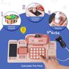 Mundo Toys Cash Register for Kids Pink with Microphone, Scanner & Calculator, Pretend Play Shopping Toy with Credit Card & 25 Kitchen Accessories, Gift for Girls Boys Ages 37 view 2