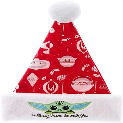 Kurt Adler Star Wars Mandalorian The Child Santa Hat