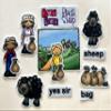Baa Baa Black Sheep Felt Set Flannel Board Story 15 precut Pieces Activity Pages view 2