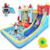 AKEYDIY Bounce House for Big Kids 8-12, Rocket Theme Kids Inflatable Bounce House for 3-6,with Slide,Climbing Wall,Bouncer Area,Pool, Bounce Castle with Blower for Indoor Outdoor Backyard Gift view 1