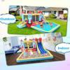 AKEYDIY Bounce House for Big Kids 8-12, Rocket Theme Kids Inflatable Bounce House for 3-6,with Slide,Climbing Wall,Bouncer Area,Pool, Bounce Castle with Blower for Indoor Outdoor Backyard Gift view 2