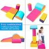 C-CHAIN Climb and Crawl Activity Play Set, Lightweight Soft Foam Blocks for Climbing, Crawling and Sliding, 5-Piece Set, Indoor Climbing Toys for Babies, Kids, Toddlers, Preschoolers view 3