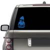 HungMieh Baby on Board Sticker, High-Visibility Safety Sign, Funny Carlos From The Hangover Decal for Car, Mailbox, Windows (Reflective Blue) view 2
