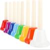 Tosnail 8 Note Metal Hand Bells Colorful Musical Percussion Instruments view 1