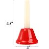 Tosnail 8 Note Metal Hand Bells Colorful Musical Percussion Instruments view 2