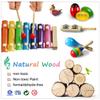 LOOIKOOS Toddler Musical Instruments,Wooden Percussion Instruments Toy for Kids Preschool Educational Musical Toys Set for Boys and Girls with Storage Bag view 3