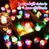 Skylety 80 Pack Light up Rings for Kids Bulk Glow in the Dark Jewelry LED Flashing Bumpy Rings Finger Rave Trinkets for Birthday Party Favors(Cute Style) view 3
