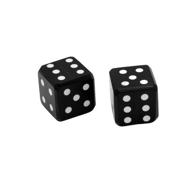 Lord of Battles Medieval Horn Dice Set of 2 with Inlaid Pips| Handmade from Natural Ox Horn |Extremely Robust and Efficient for Exemplary Performance