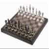 Luxury & Decorative Premium Board Chess Game Set | 12 x 12 Inches | Black & Silver | Collectible & Handmade Chess Set for Professionals & Adult for Tournament/for Gifting by INDUS LIVING view 2