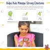 Open The Joy Anger Management Card Game, 50 Prompt Cards, Control Feelings and Increase Emotional Intelligence, Anger Management for Kids Ages 4+ view 2