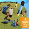 TOY Life Toy Rocket Launcher for Kids with 6 Foam Rockets and Refills Rocket Launcher for Kids 5-8-12 Shoot Up to 100 Ft Outdoor Toys view 2