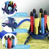 TOY Life Toy Rocket Launcher for Kids with 6 Foam Rockets and Refills Rocket Launcher for Kids 5-8-12 Shoot Up to 100 Ft Outdoor Toys view 3