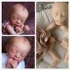 15 Inch Unpainted Sleep Reborn Doll Kits Handmade Blank Baby Doll Kits Preemie Newborn Doll Kits Unfinished Making Dolls Accessories view 2