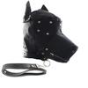 OnundOn Animal Head Petplay Mask with Pull Chain Dog Mask Halloween Costume Party Hood Carnival Masks Puppy Mask for Costume Games Cosplay and Masquerade view 3