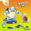 MEGA Pokmon Action Figure Building Toys for Kids, Squirtle Evolution Set with 379 Pieces, 3 Characters, Wartortle and Blastoise view 3