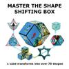 Shashibo Shape Shifting Box - Award-Winning, Patented Fidget Cube w/ 36 Rare Earth Magnets - Transforms Into Over 70 Shapes, Gift Box, Download Fun in Motion Toys Mobile App (Undersea, 4 Pack) view 4