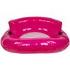 43" Pink Bubble Seat Inflatable Swimming Pool Float view 2