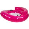 43" Pink Bubble Seat Inflatable Swimming Pool Float view 3